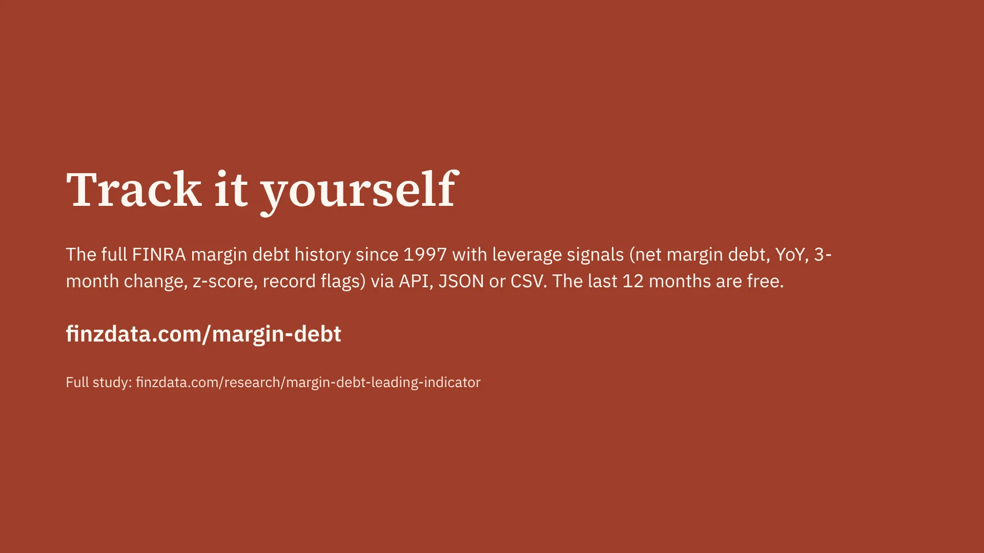 Slide 18: Track it yourself