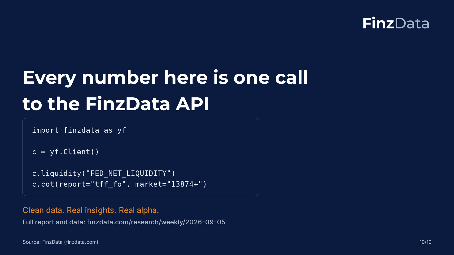 FinzData Weekly 2026-09-05, slide 10